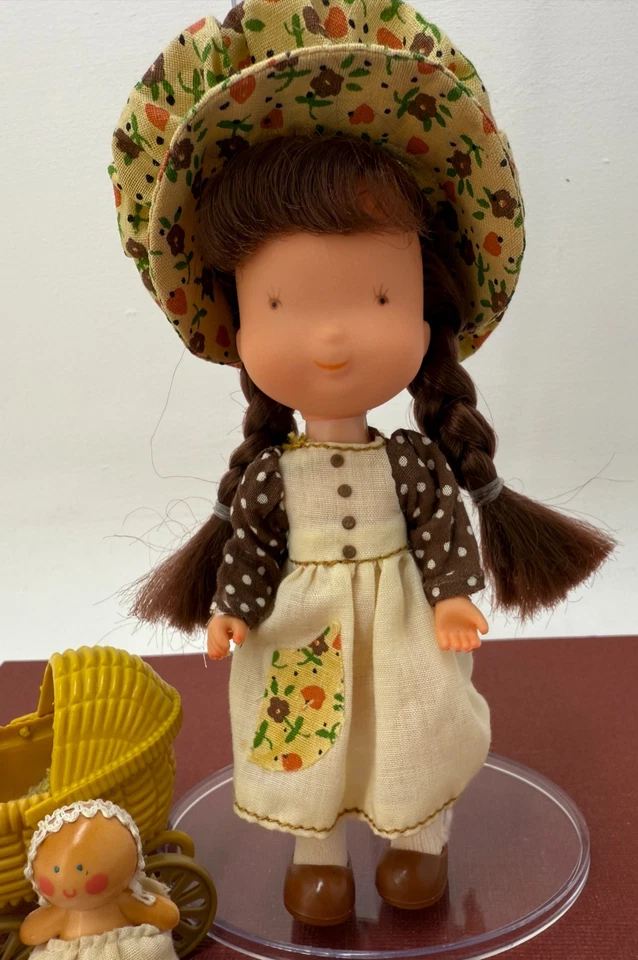 ☆ Holly Hobbie ☆ Amy Playset w Baby - Vintage Knickerbocker 1970s Doll #8 Foto 4 de 4
