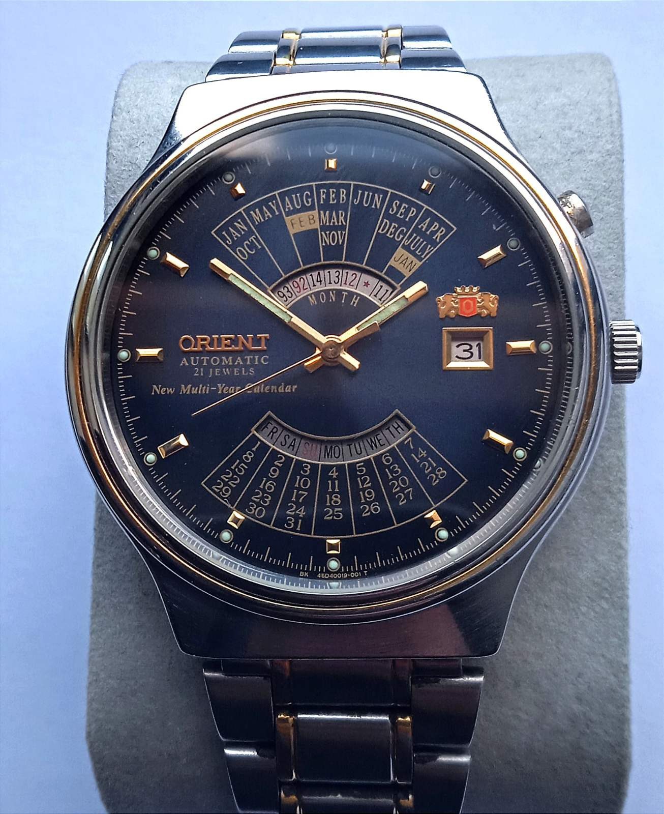 Vintage Orient Watch Automatic Multi Year Calenda… - image 4