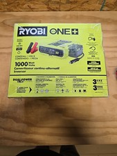 Ryobi One RYi1030A 1000 Watt Power Inverter Tool-Only , 18V Battery Or 12V DC