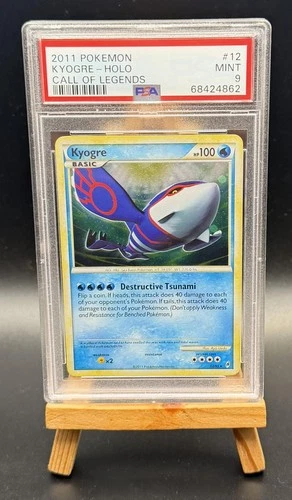 KYOGRE HOLO 12/95 CALL OF LEGENDS POKEMON PSA 9