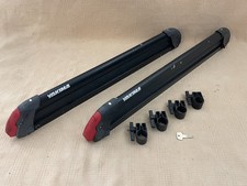 Yakima Big Powderhound 6 Ski Snowboard Roof Rack Sks Lockskey Roundbar Mounts