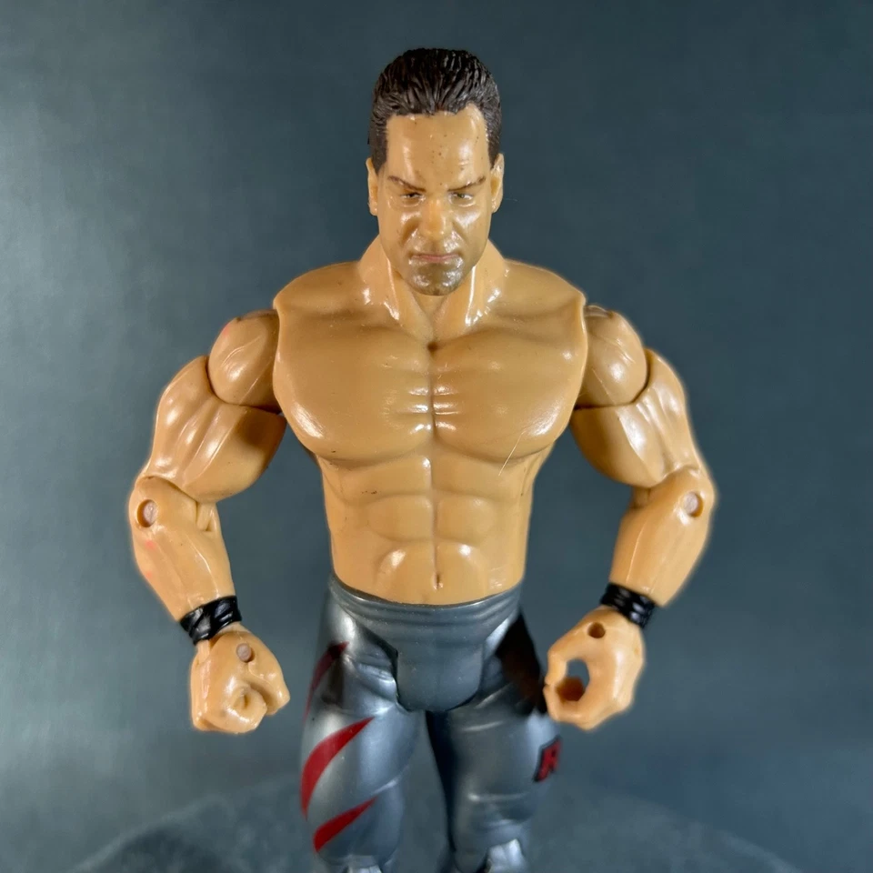 Figura de acción de lucha libre WWE Ruthless Aggression Chris Benoit 2003 Jakks Pacific Foto 2 de 4