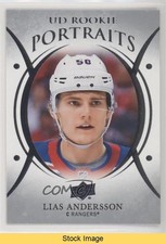 2018-19 Upper Deck UD Portraits Rookies Lias Andersson #P-49 READ 5kw