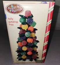 Árbol Lenox Christmas Sugar 'N Spice Holly Gumdrop Nuevo en caja