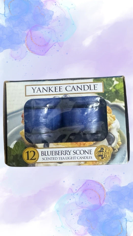 Luces de té Yankee Candle Blueberry Scone (12) Foto 2 de 3