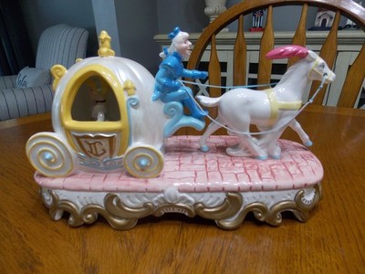 RARE Schmid Disney Classic Cinderella in Coach Music Box