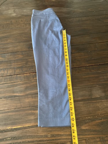 Pantalone donna blu Croft & Barrow taglia 4P The Effortless elasticizzato caviglia vita media - Foto 19 di 19