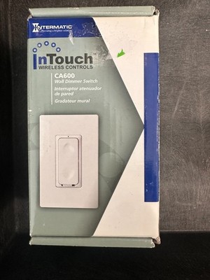 INTERMATIC CA600 Wall Dimmer Switch w/ 3 Color Switch Covers.