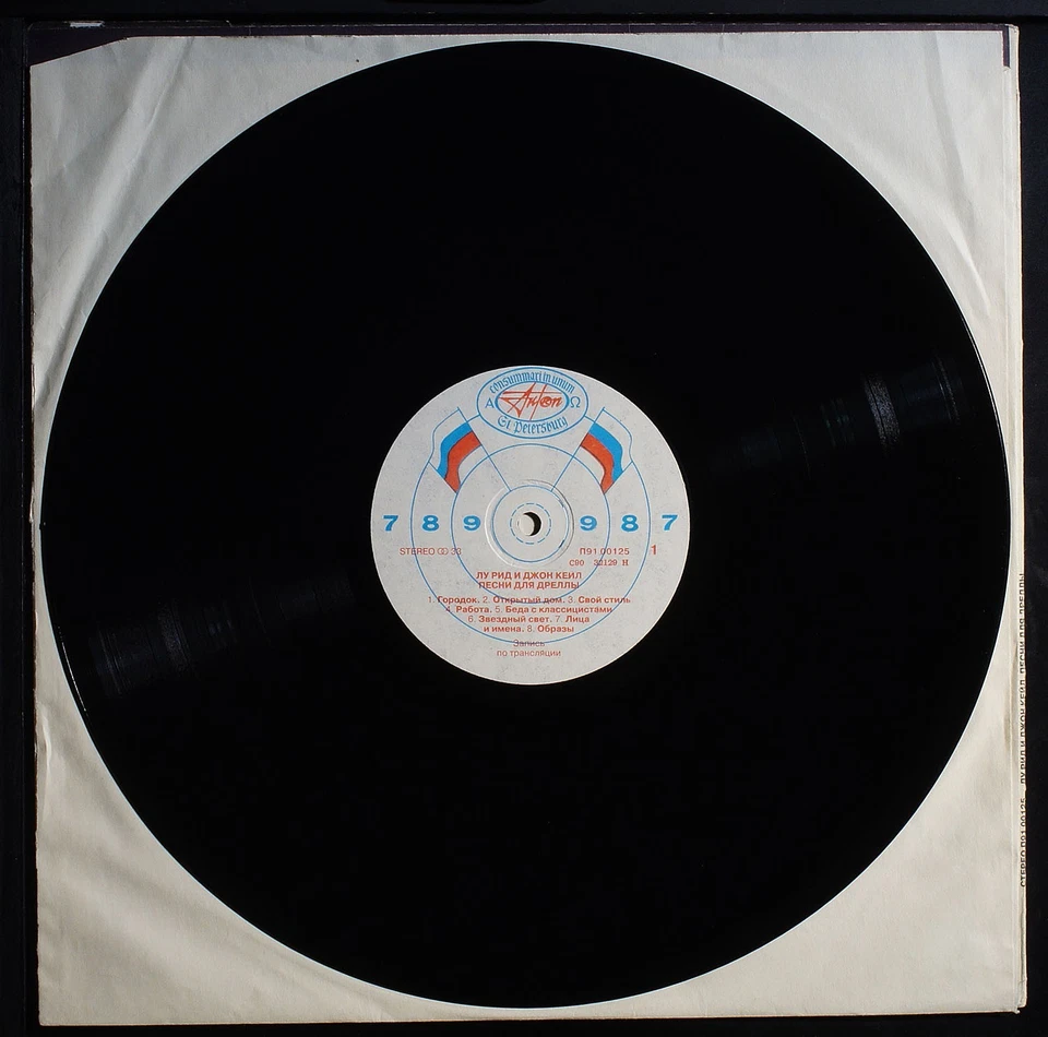 Lou Reed &  John Cale - Songs For Drella - LP - Communist Soviet LP - US SELLER - Image 3 of 4