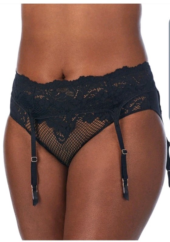 Le Mystere Womens Garter Belt Size XL  Lace Allure Floral 