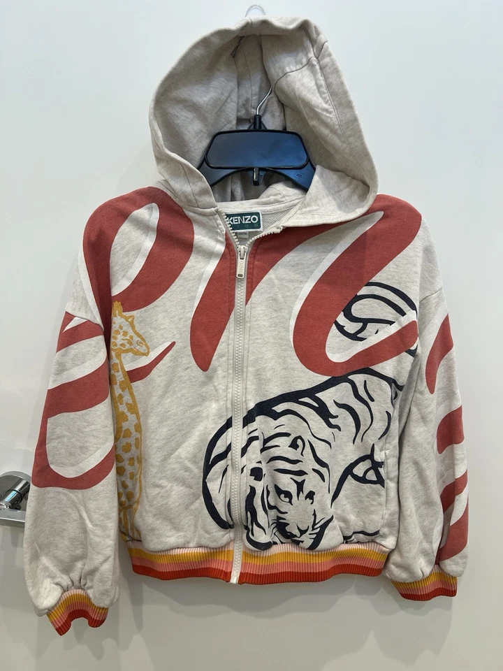 Sudadera con capucha y cremallera Kenzo Kids 10 Foto 2 de 4