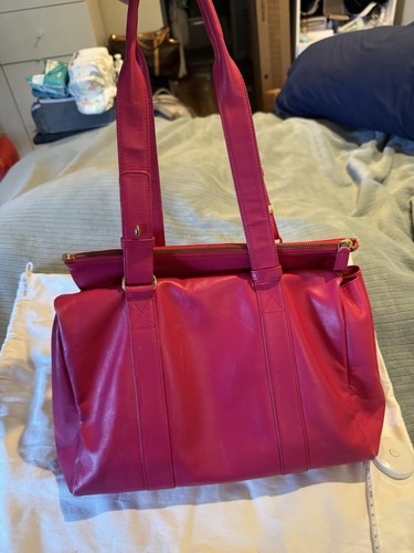 Saint Laurent YSL tote fuschia pink bag