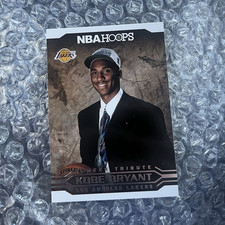Panini 2017-18 NBA Hoops Kobe Bryant #291 Career Tribute Los Angeles Lakers
