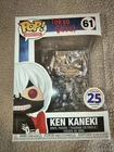 Funko Pop Tokyo Ghoul Ken Kaneki Chrome Funimation 25th Anniversary Exclusive 61