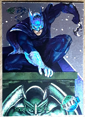 1995 Batman Forever Silver Flasher Card 42 SENTINAL.