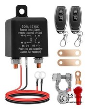 12V 200A Remote Battery Disconnect Switch - Wireless Remote Control