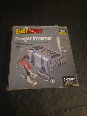 EverStart 400W Power Inverter Converts Vehicle Power DC To AC Power