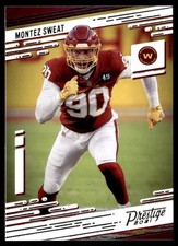 2021 Panini Prestige Montez Sweat Washington Football Team #156
