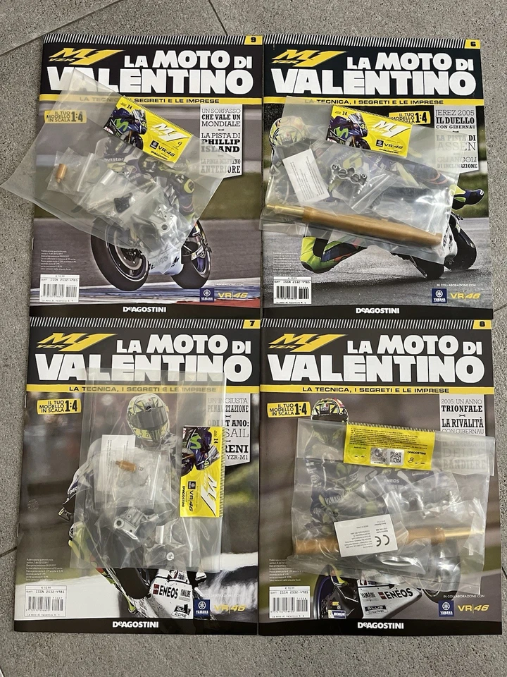 1/4 De Agostini Costruisci Moto Valentino Rossi N 1.3.4.5.6.7.8.9.10 - Immagine 3 di 3