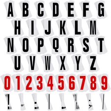 400 Pcs Marquee Sign Letters Flexible Plastic Letters on Flexible Panel for Outd