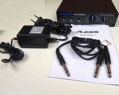 Alesis Nano-Verb 2 Hall-Gerät Digital Reverb Delay Multieffektgerät Chorus Micro
