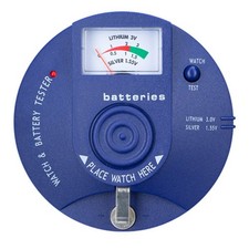 Battery Pulse and Voltage Tester for Quartz Watch Movement and Button Batteries