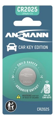 ANSMANN CR2025 Knopfzelle für den Autoschlüssel / Funkschlüssel Premium