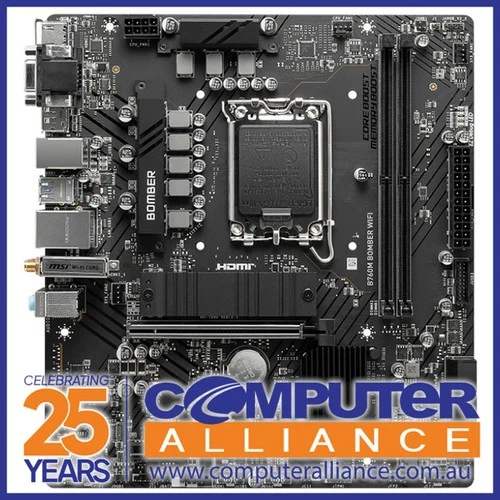 MSI S1700 B760M BOMBER WIFI Micro-ATX DDR5 Motherboard