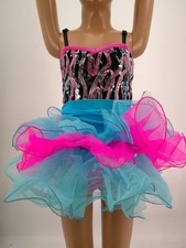 Dance Costume Small Child Pink Gallery 15326 Jazz 1Sequin Fringe