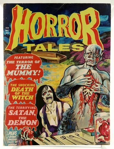 Horror Tales #1 1971 Eerie Comics VG/FN Comic Book