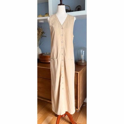 beige linen maxi dress Maxwell Linen Maxi Dress Beige / XS