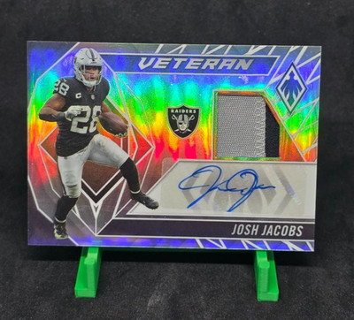 2022 Phoenix - Josh Jacobs #VAM-JJ Veteran Autograph Materials (7/50)