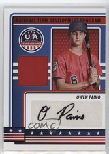 2023 USA Baseball Stars & Stripes Materials Owen Paino (Black Ink) Auto n5h
