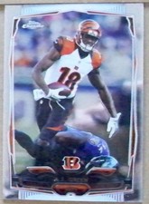 2014 Topps Chrome Football Card Of A.J. Green #45