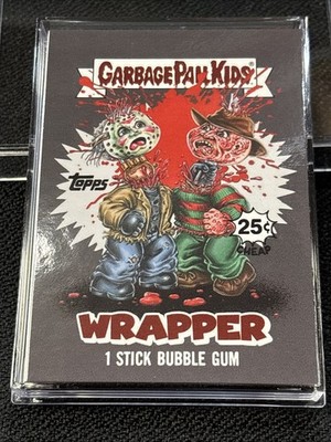 2025 Topps GPK The Horror-ible Wave 6 Set of 11 Freddy X Jason Wrapper Card