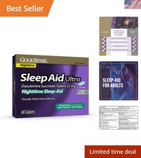 Nighttime Sleep-Aid Ultra Tablets, Doxylamine Succinate 25 mg, 48 Count