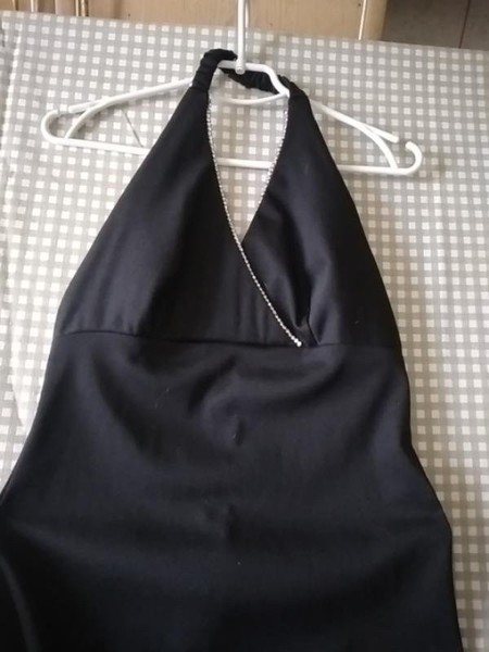 Women Jack Wolfskin Dress Black Polyester 38 / M /