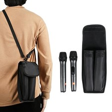 For JBL PARTYBOX Wireless BT Microphones Storage Shoulder Bag Portable Dual Slot