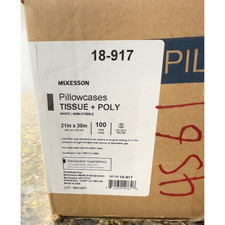 McKesson Pillowcase Standard 21 W x 30 L" Disposable 100 Ct
