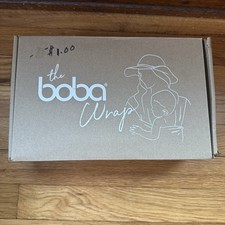 The Boba Wrap Baby Wrap Organic Dark Gray Birth - 35 lbs