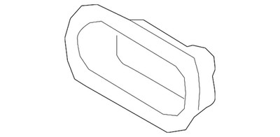 Genuine GM Bright Chrome Passenger Side Front Interior Side Door Handle 20858145