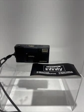 Olympus Infinity AF Point Shoot Film Camera Zuiko 35mm f/2.8 Lens Japan UNTESTED