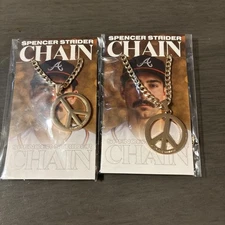 Spencer Strider Atlanta Braves Gold Chain Series Necklace 2023 SGA 7/18/23 NEW