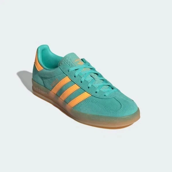 adidas gazelle silver green womens Adidas Gazelle Indoor Pulse Mint – Hypedfam main image 0