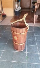 BIGONCIA LEGNO PORTAOMBRELLI LEGNO VINTAGE H46x29 TINOZZA LEGNO PORTA OMBRELLI 