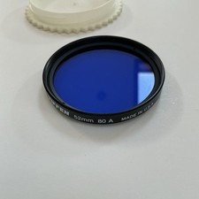 Tiffen 52mm 80A Blue Lens Filter Made In USA For Artistic Photography