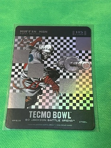 2026 Battle Arena Tecmo Bowl Muffin Man BAKER MAYFIELD BP629 Big Pixel STEEL 115