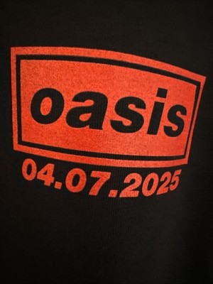 Oasis Cardiff Principality Stadium offizielles T-Shirt Small Freitag 4. Juli neu