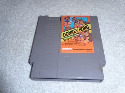 Donkey Kong Classics Nintendo NES Tested Working Cartridge video game Mario 0051