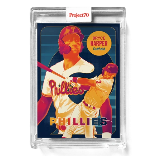 2021 TOPPS PROJECT70 #751 Bryce Harper By Matt Taylor